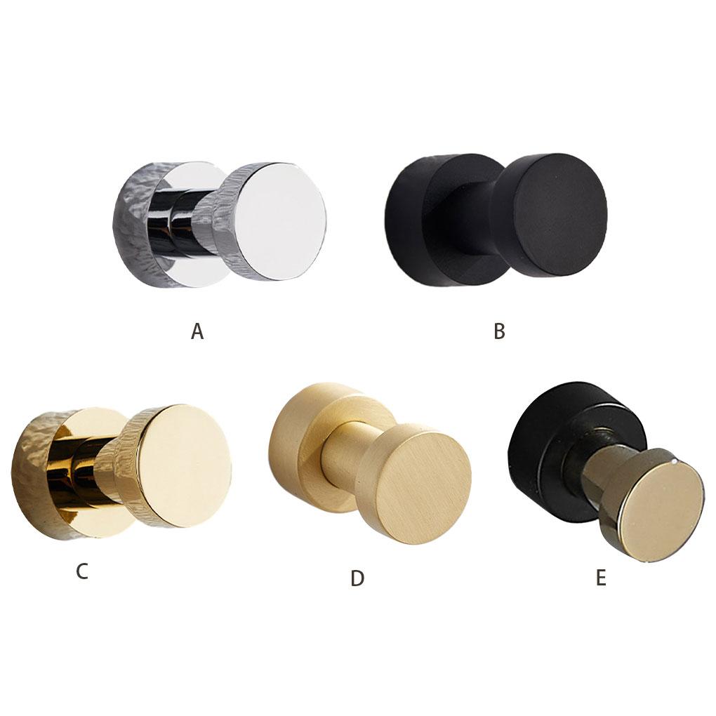 Copper Modern Towel Hooks For Bath - Wide Applications Brass Adhesive Hanger Modern Design Powerful Self-Adhesive