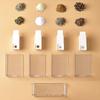 Double Hole Seasoning Condiment Box Clear Seasoning Storage Box Spices Container Set  Travel