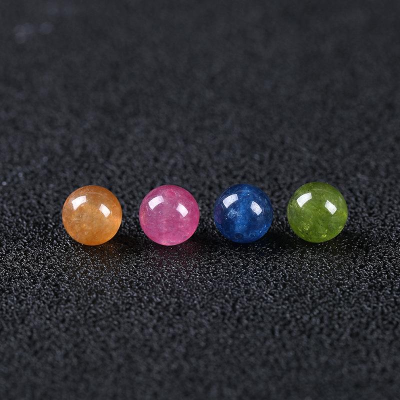 Natural Jade Beads Beautiful Multicolor Beads Handmade Diy Bracelet Necklace Jewelry Handmade Beads Accessories