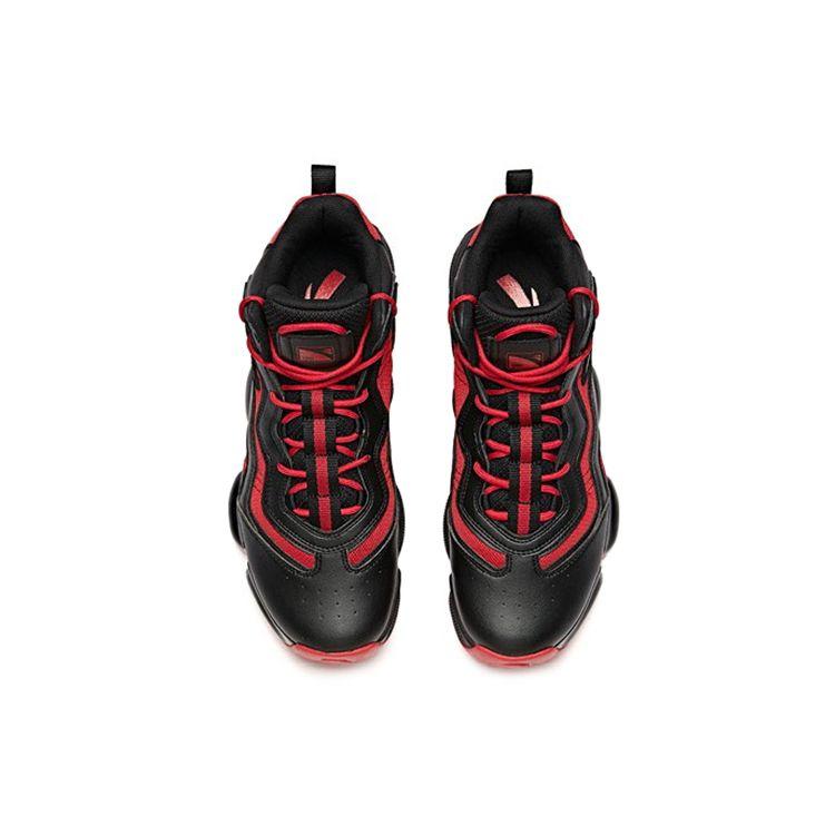 Anta Yukun 2 High-Top Basketball Shoes Men Sneakers Black Red 91941182-3