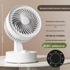 Silent Desktop Electric Fan: Compact Wind Turbine for Home & Office Air Circulation
