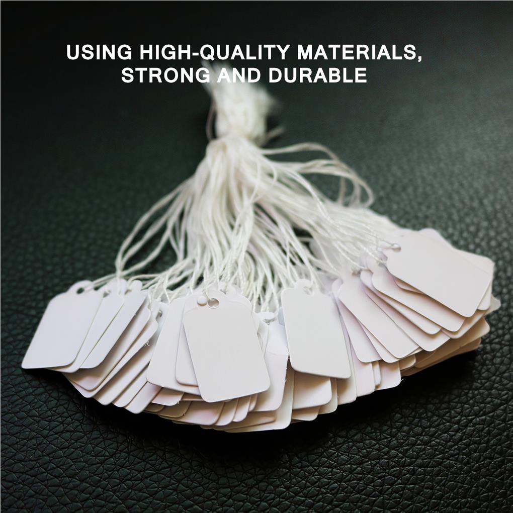 500 Pieces DIY Gift Paper Tags Gifts Hanging Adorn Multipurpose ple Style Solid Color Blank Label Decorating Accessories