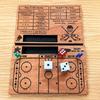 Yangyizhi Wooden Hockey Dice Game, Family Night Party Tabletop Game with & Pegs, Competitive Board for Kids, Teen, Adults