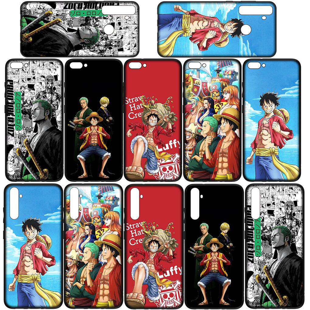 Case for Samsung Galaxy S25 S23 S24 Ultra FE Plus A05 A06 A15 A16 A36 A37 A35 A54 A55 A56 A57 A25 A26 A53 A17 Zoro Poster One Luffy Pieces Sanji Cover