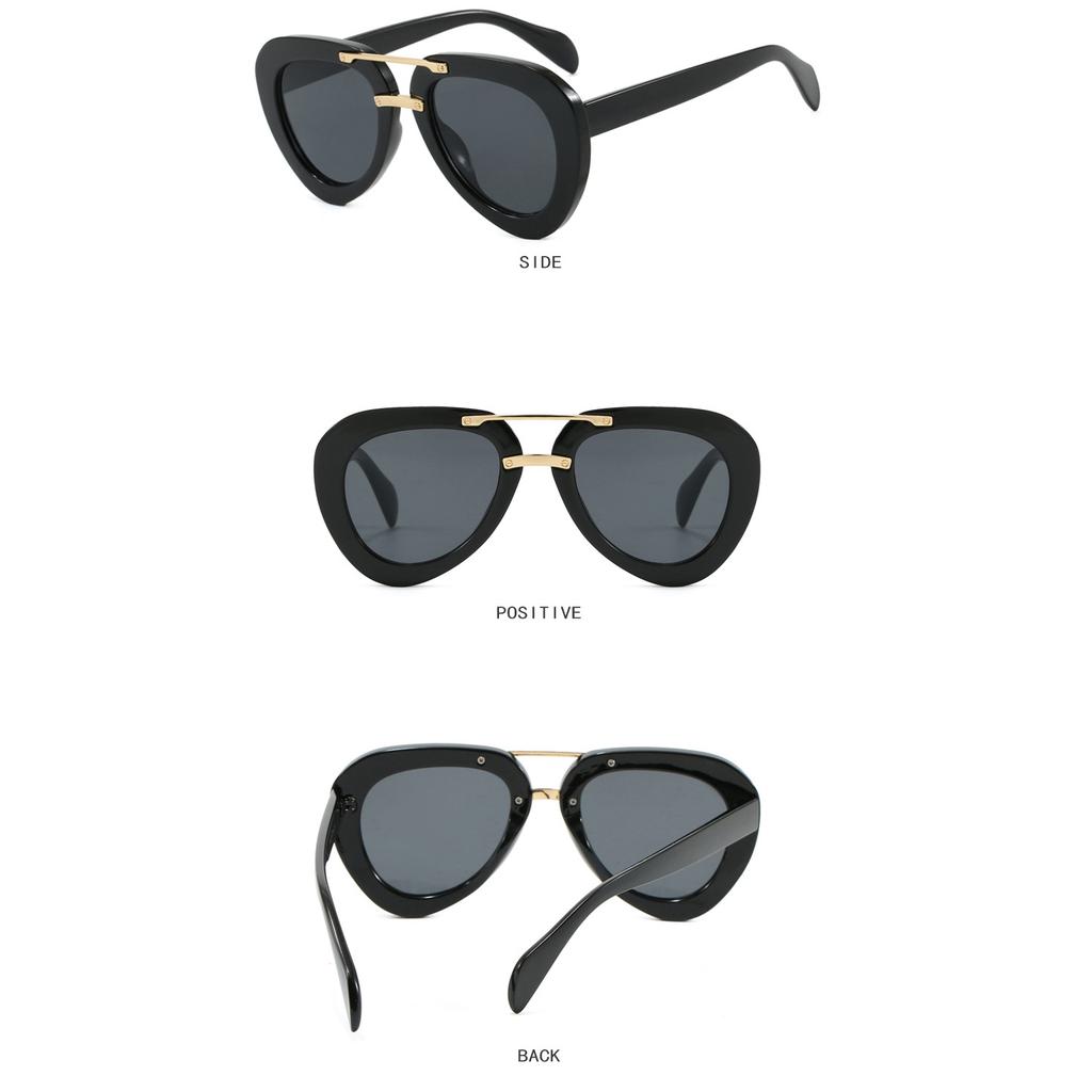 Stylish Classic Pilot Sunglasses Women For Men Vintage Sun Glasses Punk Popular Big Frame Outdoor Use Travel Eyeglasses UV400