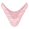 LittleForBig Boys' Silk "Secret T-Back" Panties, Solid Color, Stretchy, Pink, Size XL