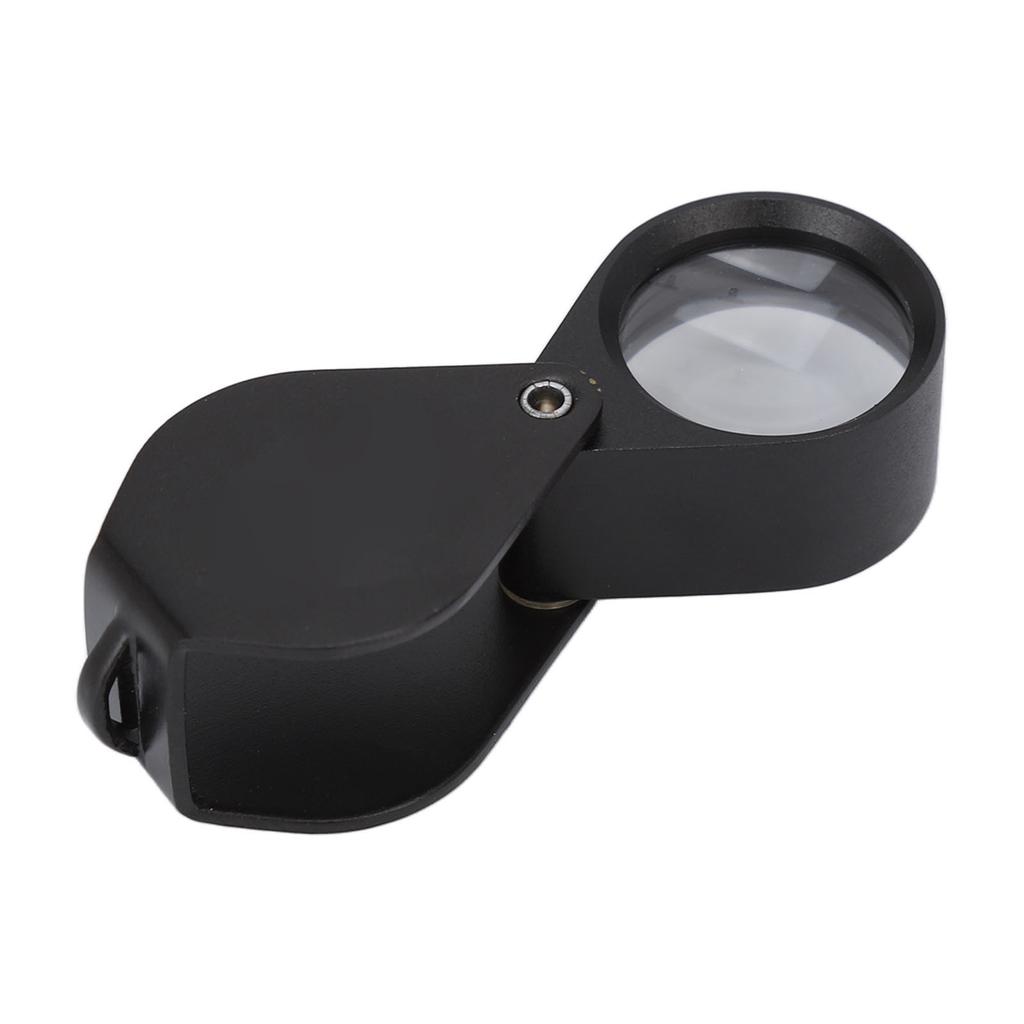 Mini Folding Magnifying Glass 10X 18mm Aluminum Alloy Shell Portable Magnifying Glass for Tattoo Outdoor Observation