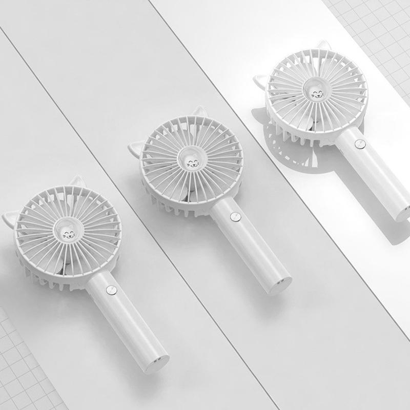 Handheld Portable Mini Fan USB Charging Electric Fan 3 Speeds Adjustment Cooling Appliances Camping Fan for Outdoor Travel