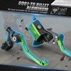 NICECNC For Kawasaki KX 85 125 250 KXF 250 450 KLX Motorcycle Hydraulic Brake Clutch Lever Brake Master Fluid Reservoir Cap Kit
