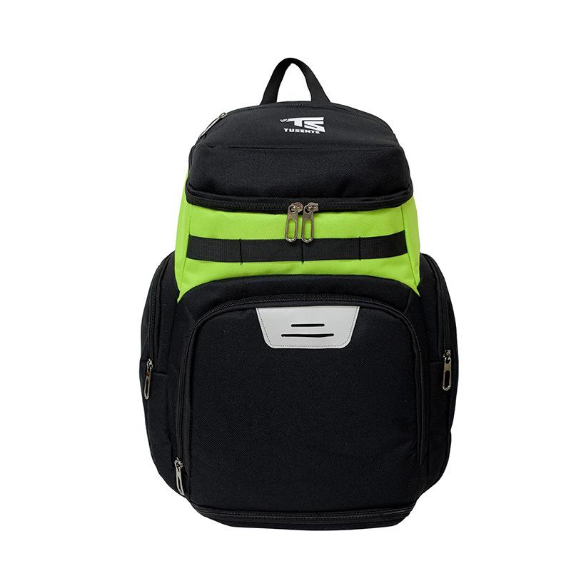 

Мужской рюкзак большой вместимости, многофункциональный, для баскетбольного оборудования, тренировок, спортивный, школьный рюкзак для старшеклассника зелёный/чёрный