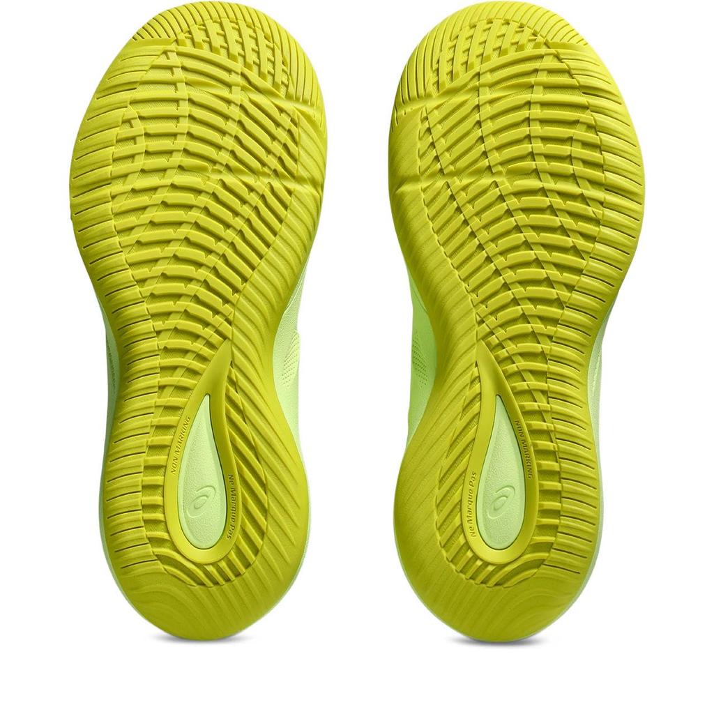 Asics NOVA SURGE 3 GS Basketball Shoes Size 751 Size 2E (1064A017), Unisex, (Lucid Yellow/Cactus), 22.5 Cm,