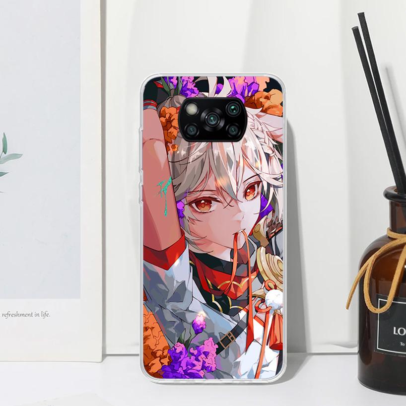 Genshin Impact Raiden Shogun Baal Phone Case For Xiaomi Poco X7 X6 X5 M7 M8 Pro F7 Ultra Redmi 15C 15 13C 13 12C 12 10 10C 10A A