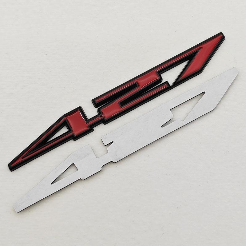 3D Metal Logo 427 SS Car Sticker Fender Side Badge Rear Trunk Emblem Decal For Chevrolet SS 427 Car Universal Assessories