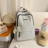 Schoolbag Casual Plaid Large Capacity Simple Fresh Lightweight Versatile Design Schoolbag College Student Junior High School Student Backpack