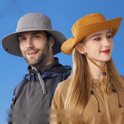 Sommer wasserdichter Outdoor-Fischerhut Herren Anti-Ultraviolett-Sonnenhut Damen Bergsteigerhut