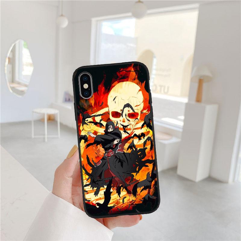 LO73 Naruto Uchiha Itachi Soft Shell Phone Case for Samsung Galaxy S20 S21 S22 Ultra FE + Plus A21S A22 A24 A25 A26 A30 A30S A31