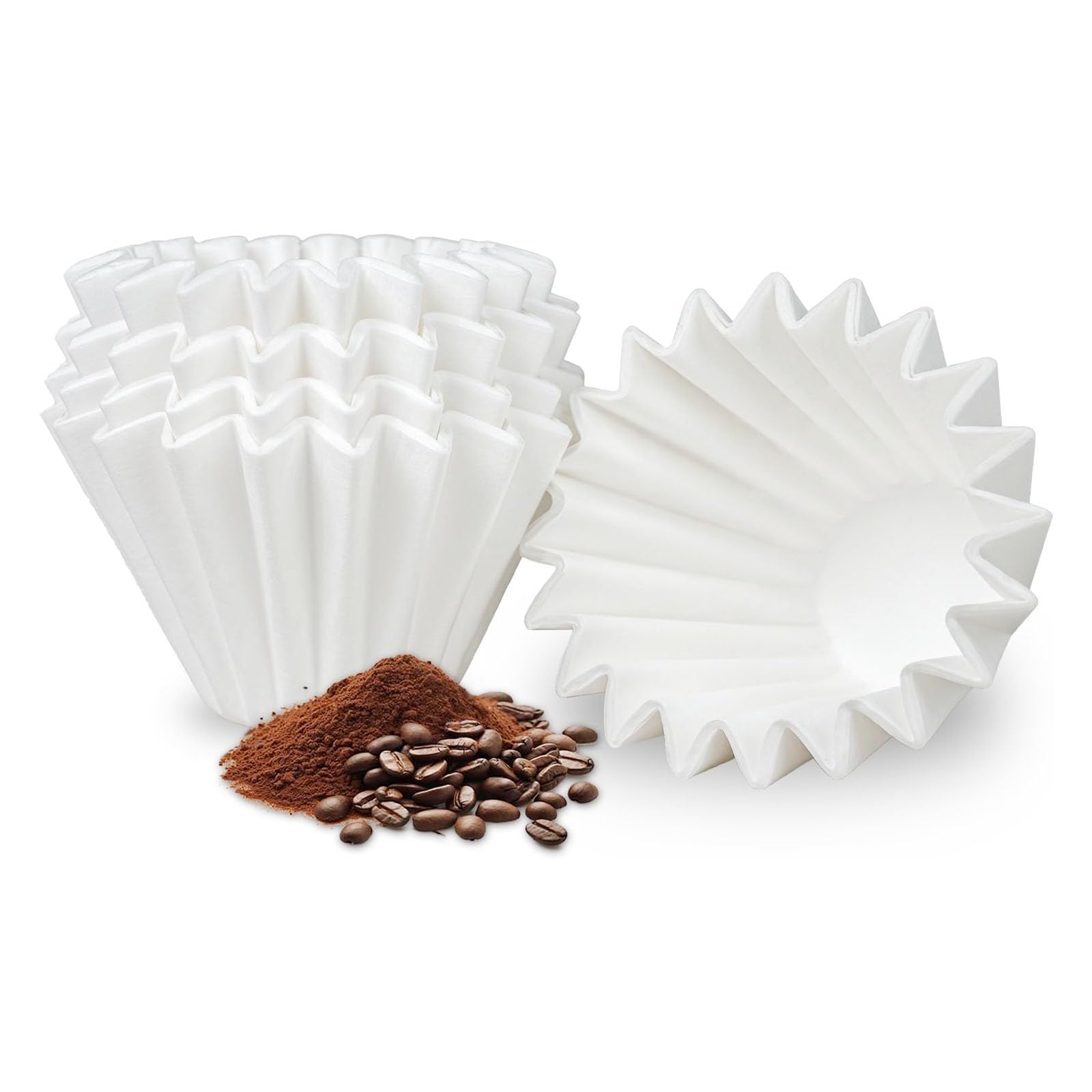 

Doyime Coffee Filters, Vertical Filter Paper [100 Sheets] Wave Filter, Wave-Shaped Filter