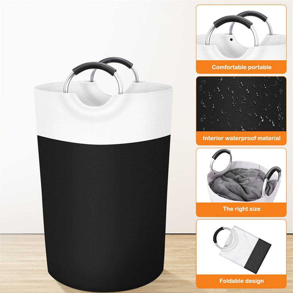 Laundry Basket Clothes Bag 90L Hamper Foldable Waterproof Lightweight Cloth Space Saving for Bedroom Dorm Travel