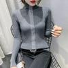 Women's Fall and Winter Knitted Half-high Neck Bottoming Shirt Slim Pullover Sweater
