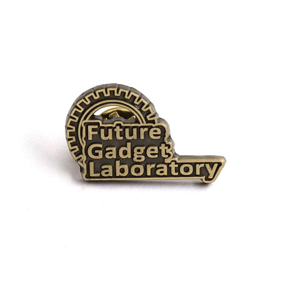 Steins;Gate Future Tools Lab Sci-Fi Logo Lapel Pin Anime Merchandise