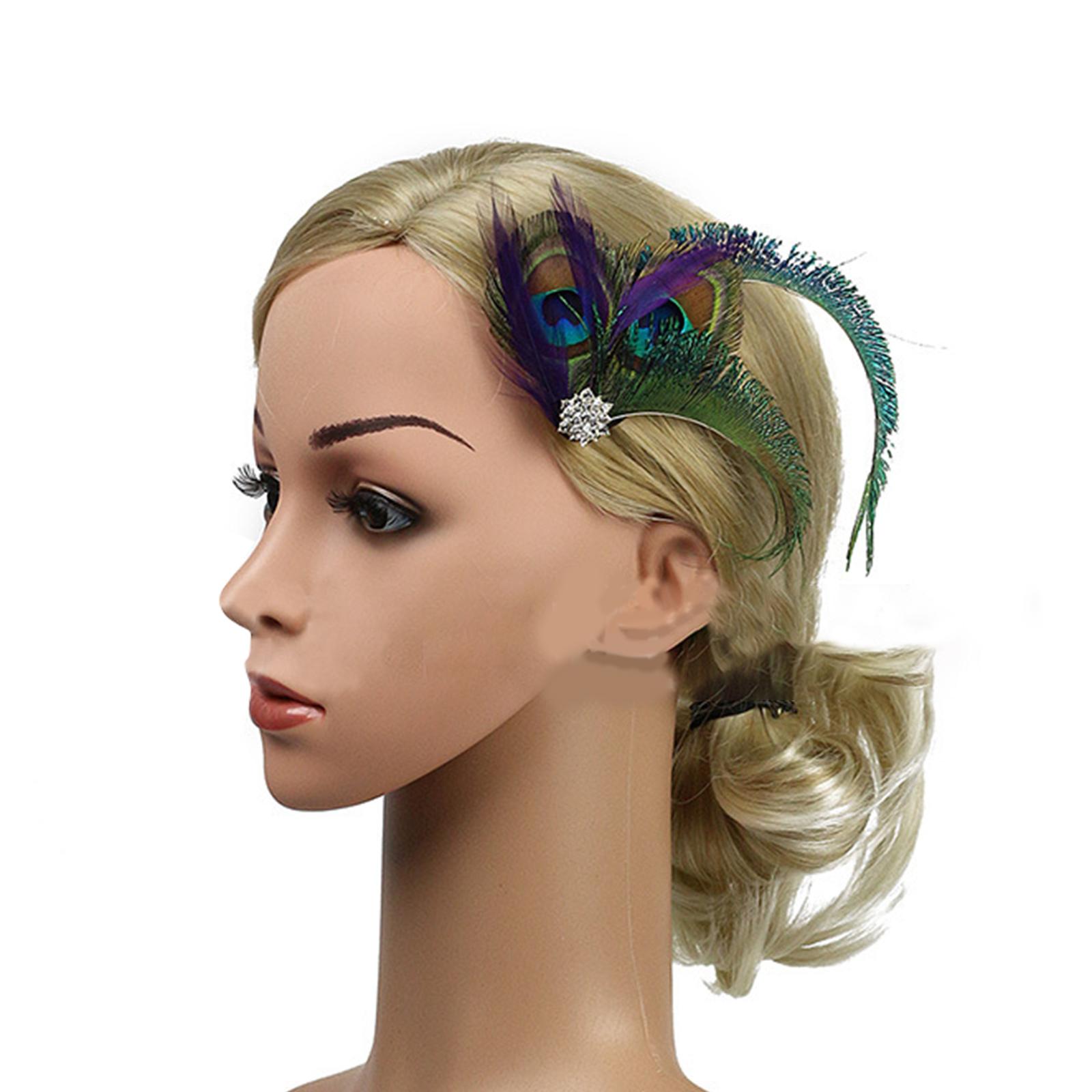 

Hair Clip Peacocks Feather Ethnic Bangs Clip Sweet Girls Cute Duckbill Clip Headdress Hair Accessories Heart Hairpin 1