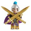 Three Kingdoms Five Tiger Generals Minifigure Set, Small Building Blocks Toy, Third-Party Licensed Figures with Mounts and Weapons