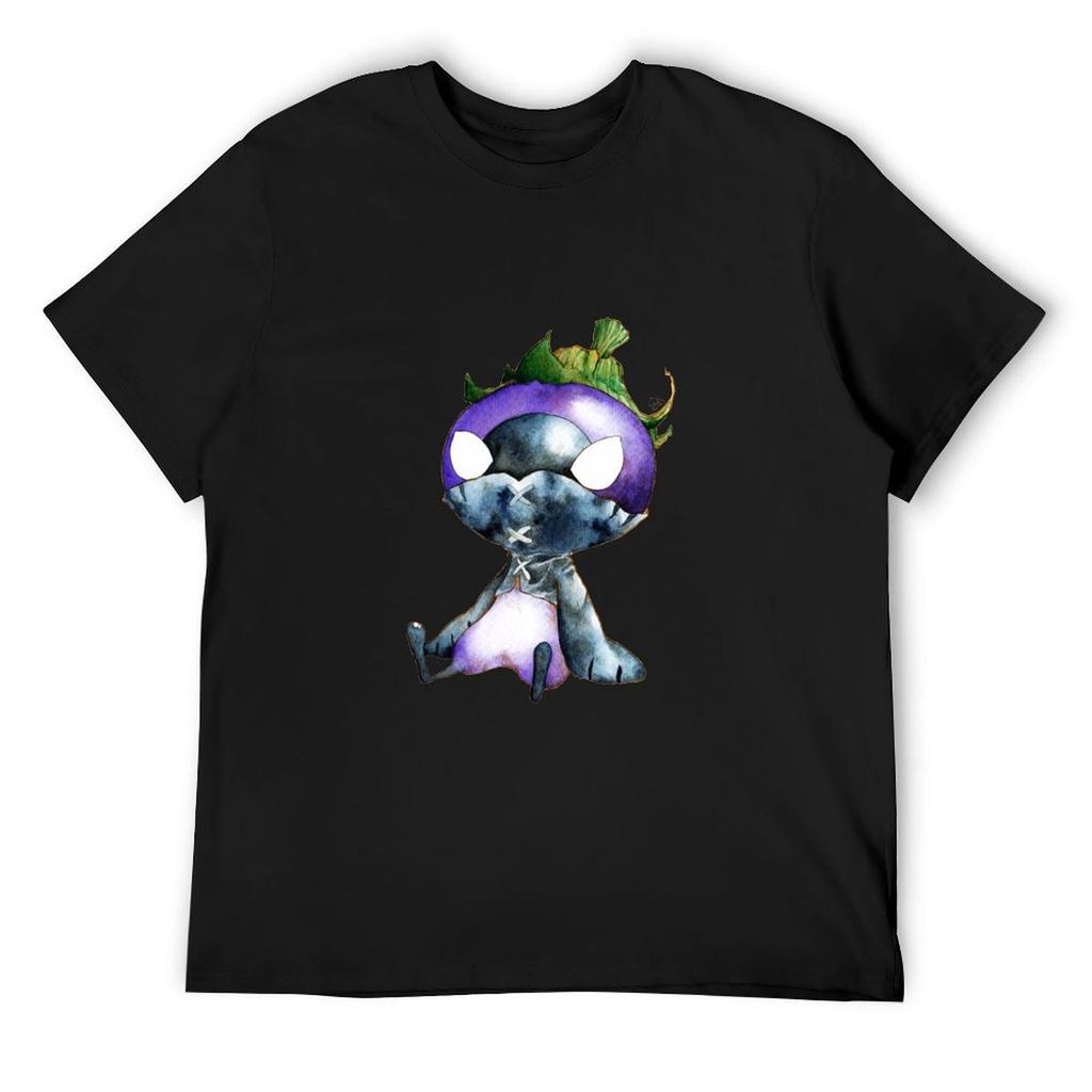 Eggplant Knight T-Shirt kawaii clothes oversized t shirt anime figures Short sleeve tee men