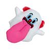 Spitting Tongue Plush Keychain Ornament Cute Little Ghost Hanging Decoration for Backpack Type 1