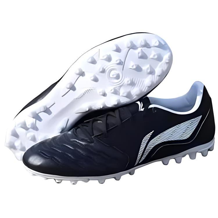 Li Ning Comfortable Professional MG (Rubber Short Studs) Artificial Turf Natural Grass Shock Absorbing Wear Resistant Football Shoes YSFU003-2