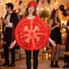 Tomato Costume Halloween with Headpiece Lightweight