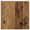 5 Piece Wall Mounted TV Cabinet Set Rustic Wood Look Engineered Wood