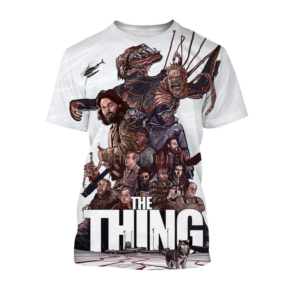 Summer hot selling trend breathable short sleeved T-shirt fun 3D printed printed street wear comfortable short sleeved top 6XL 980₽