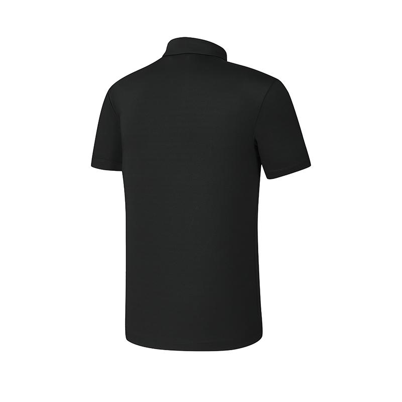 Fila Golf Series Fashionable Simple Versatile Comfortable Casual Sports Knit Short Sleeve Polo Shirt Men Polo Shirts Deep-Black A11M535104FBK