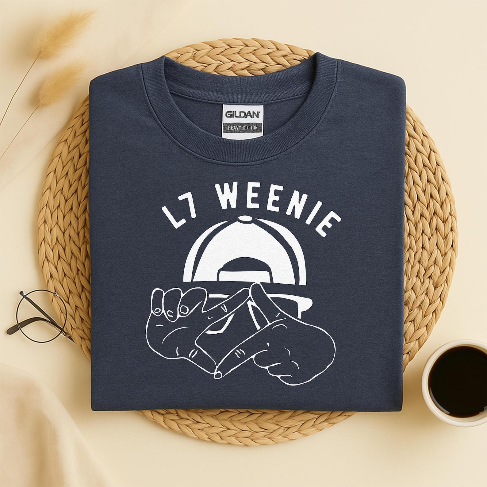 L7 Weenie Shirt, Funny Retro 90s Quote Tee, The Sandlot Movie Inspired T-Shirt, Vintage Humor Graphic Tee, Nostalgia Gift for Him Her 2XL
