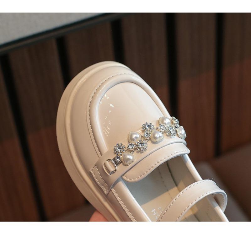 Girls' Princess Shoes Spring and Autumn New Soft Soles Non-slip British Fashion Large Children Sports Casual Leather Shoes