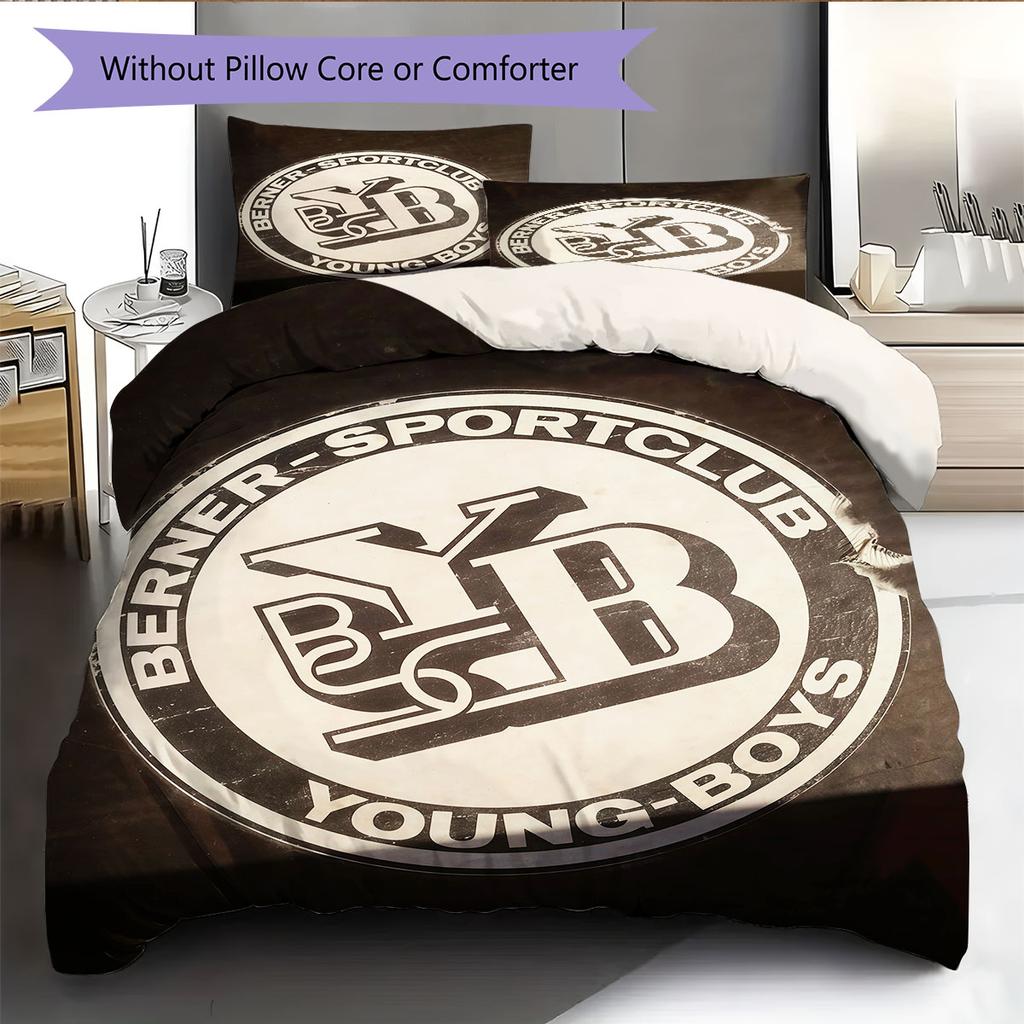 Young Boys Pattern Bedding Home Decoration Birthday Gift ( 1 Duvet Cover + 2 Pillowcase, Without Core),fan Merchandise.