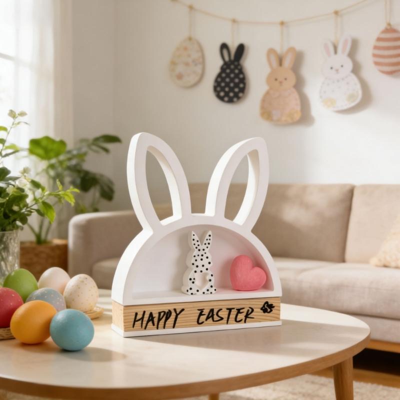 Silicone Rabbit Shape Craft Mold Suitable for Plasters Resin Candle DIY Projects and Holiday Mould