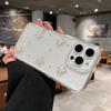 INS 3D Epoxy Butterfly Clear Soft Phone Case For iPhone 11 12 13 14 15 16 17 Pro Max Plus Lovely Shockproof Bumper Cover