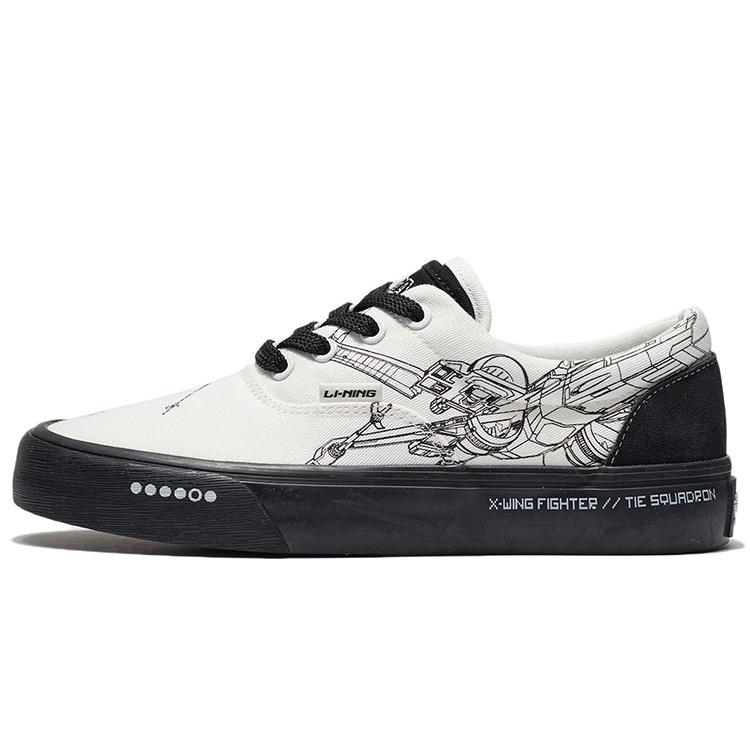 (WMNS) Li-Ning x Star Wars Skateboarding Low Creamwhite Black Women s AGCS202-2 EU 35