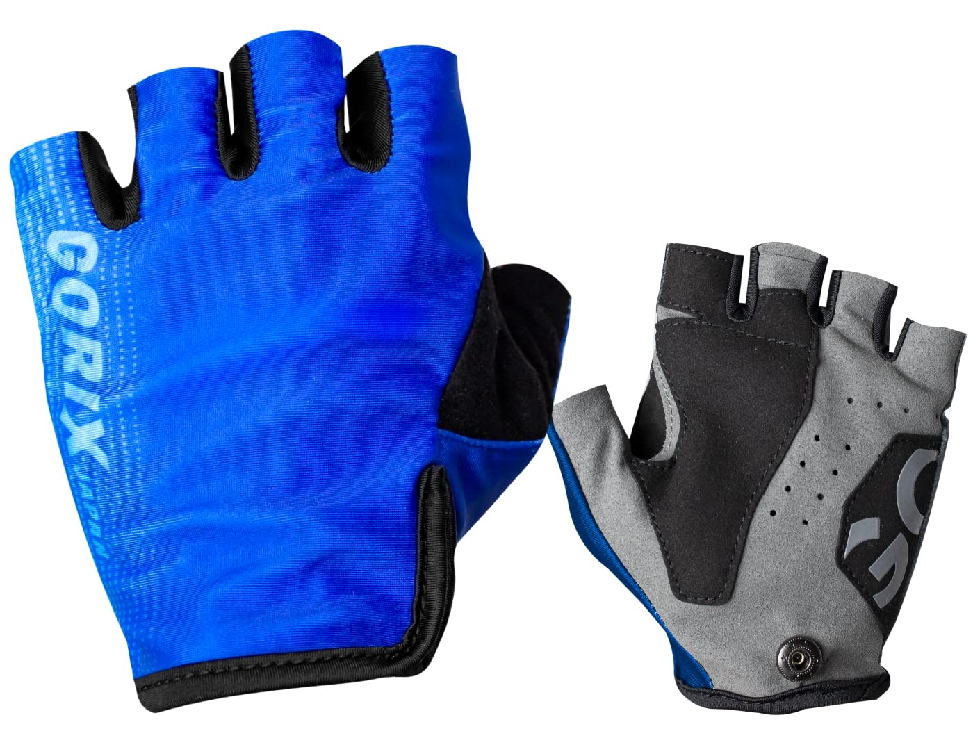 

GORIX Велоперчатки Летние Беспалые Велосипедные Перчатки Шоссейные Стильные Велоперчатки С Амортизацией Кроссбайк Быстросохнущие (GW-TS7050) (С, синий