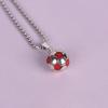 World Cup 3D Football Pendant: Alloy, Hip Hop Style, Drip Oil Design - Perfect Gift for Boys