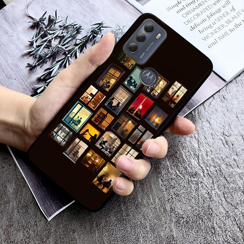 Phone Case For Moto G85 G55 G05 G14 G75 G31 G50 G10 G20 G30 G60 G13 G32 G84 G54 G53 G72 G24 Power House Night Light Moon Scenery