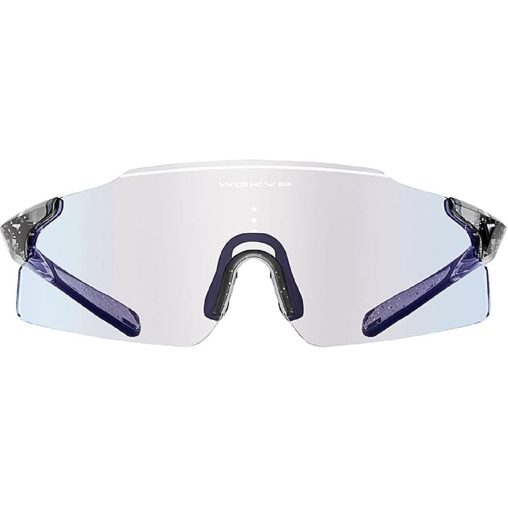 Photochromic Sunglasses, UV400 Protection, Sports Glasses For Men and Women Cycling Jogging Travel Goggles