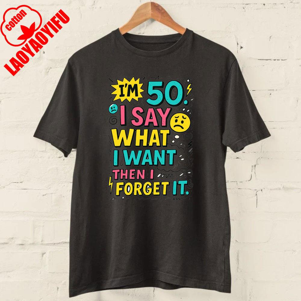 50th Birthday T Shirt 2025 1975 A Legend Was Born Retro Heavy Metal Rock Music Style Fiftieth Gifts for Him Personality Tops