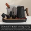 High-End Portable Ceramic Travel Tea Set with Tea Caddy