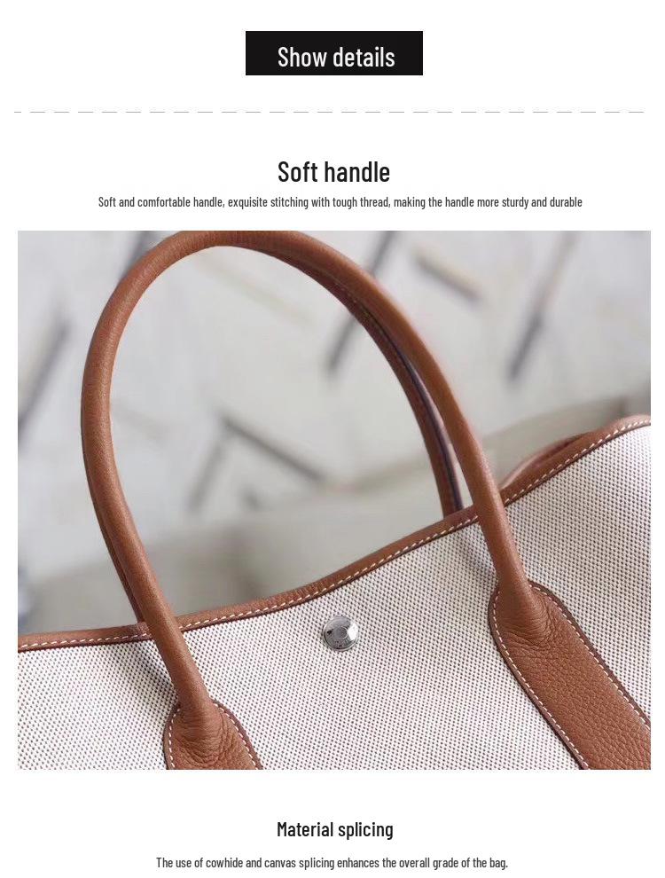 2024 Γυναικεία Ευέλικτη Τσάντα Tote από Καμβά: Τσάντα Ώμου, Χιαστί, Χειρός, Κήπου ή Τσάντα Κάδου για Ψώνια