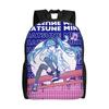 Hatsunes Anime Mikus Travel Backpack Men Women School Computer Bookbag Virtual Singer College Student Daypack Bags