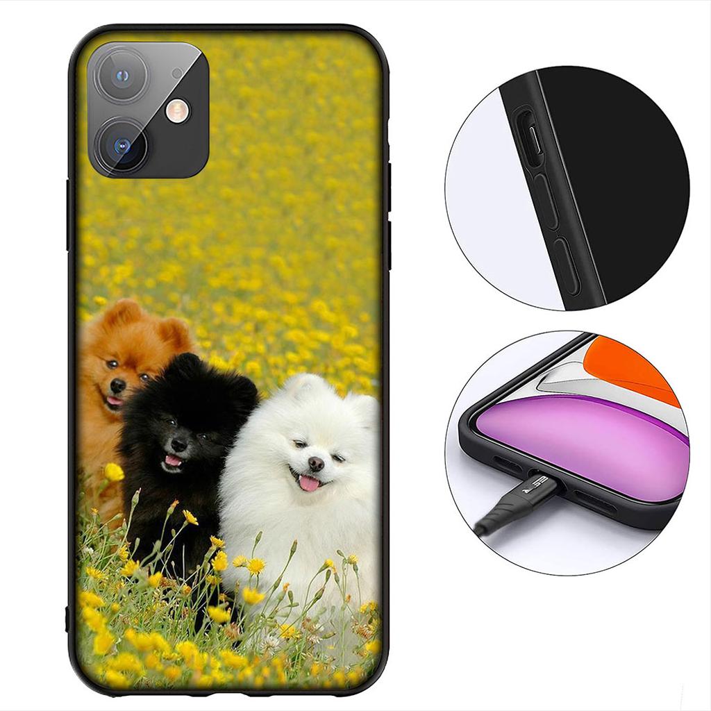 Bichon Frise Pomeranian Dog Phone Case for Samsung Galaxy A06 A05 A14 A50 A51 A52 A12 A13 A23 A70 A07 A25 A26 A72 A56 Cover