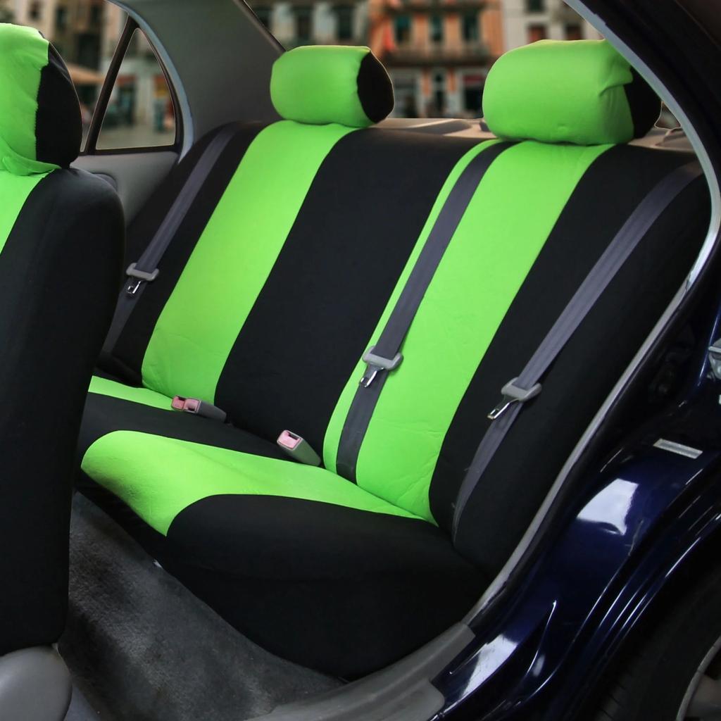 Universal Flat Cloth Car Seat Cover Non-slip Design Front Set