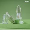 4-5ml Pusta tubka na błyszczyk z dużą główką pędzelka, DIY Plastikowy elegancki pojemnik na płynną pomadkę, Okrągła mini buteleczka na próbki błyszczyka